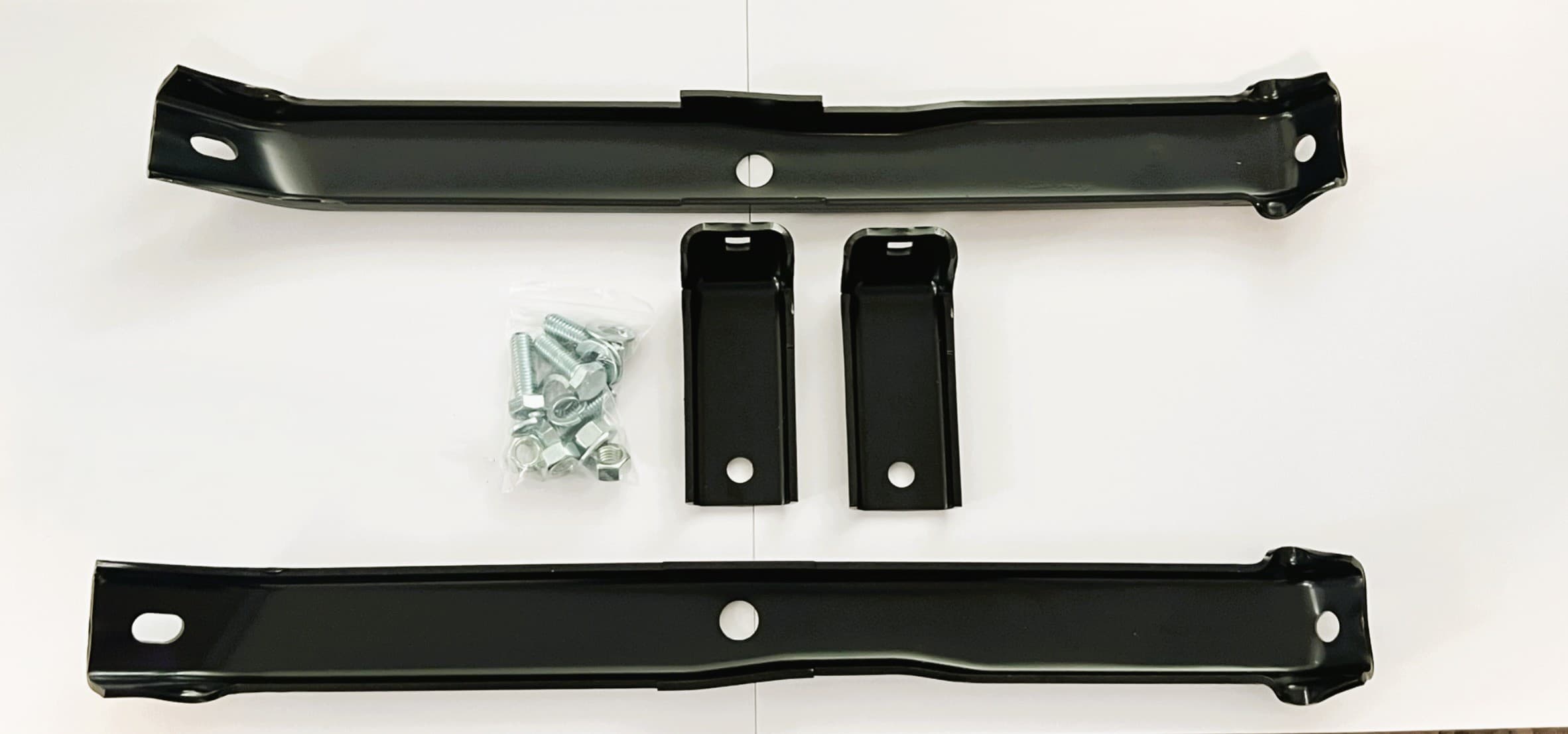 CHEVY GMC TRK-BLAZ-SUB FRNT BUMPER BRKT SET, 73-80